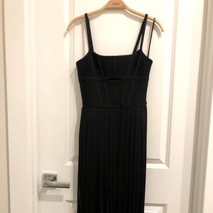 Herve Leger x F21 Bandage body dress in black with fringe - Size S